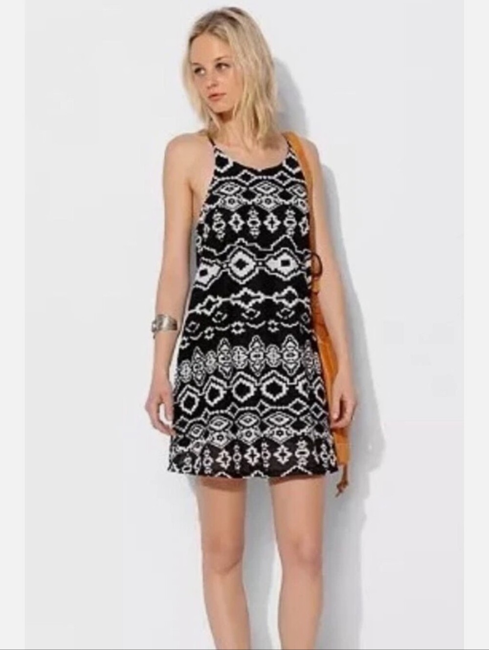 STARING AT STARS Tribal Geo Print Dress - Size Medium